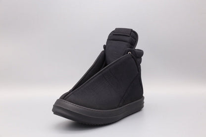 Baskets montantes noires Rick Owens