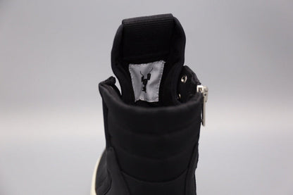 Baskets montantes noires Rick Owens