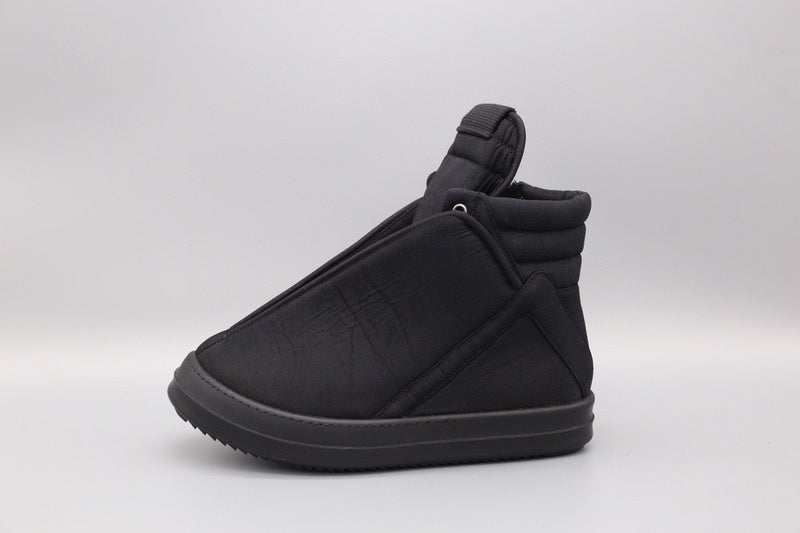 Baskets montantes noires Rick Owens