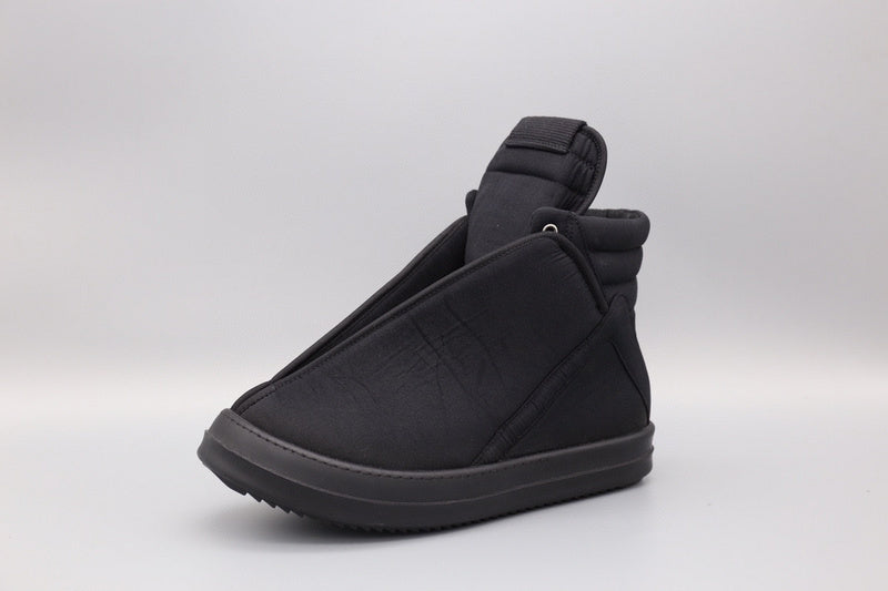 Baskets montantes noires Rick Owens