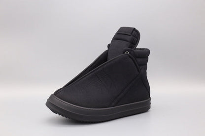 Baskets montantes noires Rick Owens