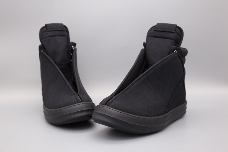 Baskets montantes noires Rick Owens