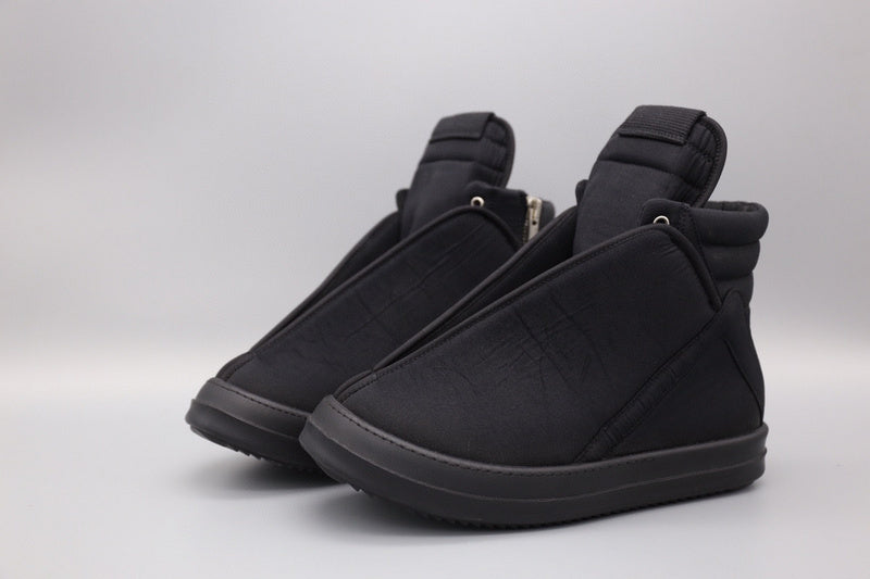 Baskets montantes noires Rick Owens