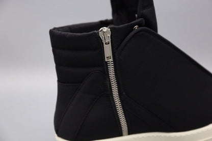 Baskets montantes noires à enveloppement Rick Owens