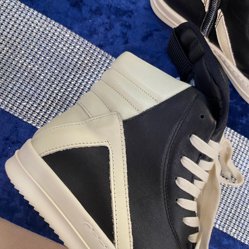 Baskets Rick Owens Geobasket - Noir et blanc