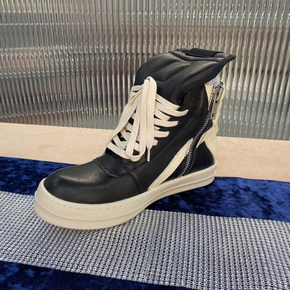 Baskets Rick Owens Geobasket - Noir et blanc