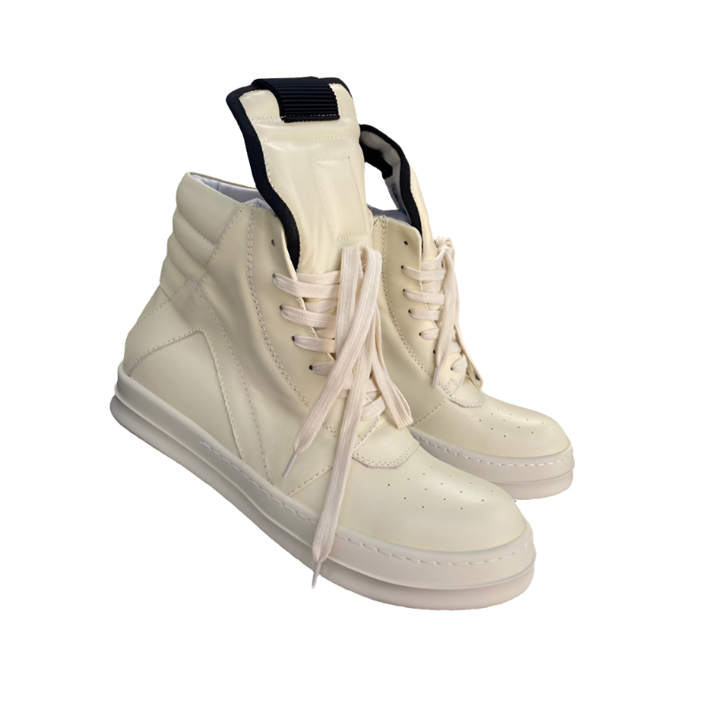 Baskets Rick Owens Geobasket - Crème