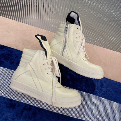 Baskets Rick Owens Geobasket - Crème