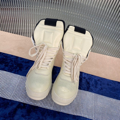 Baskets Rick Owens Geobasket - Crème