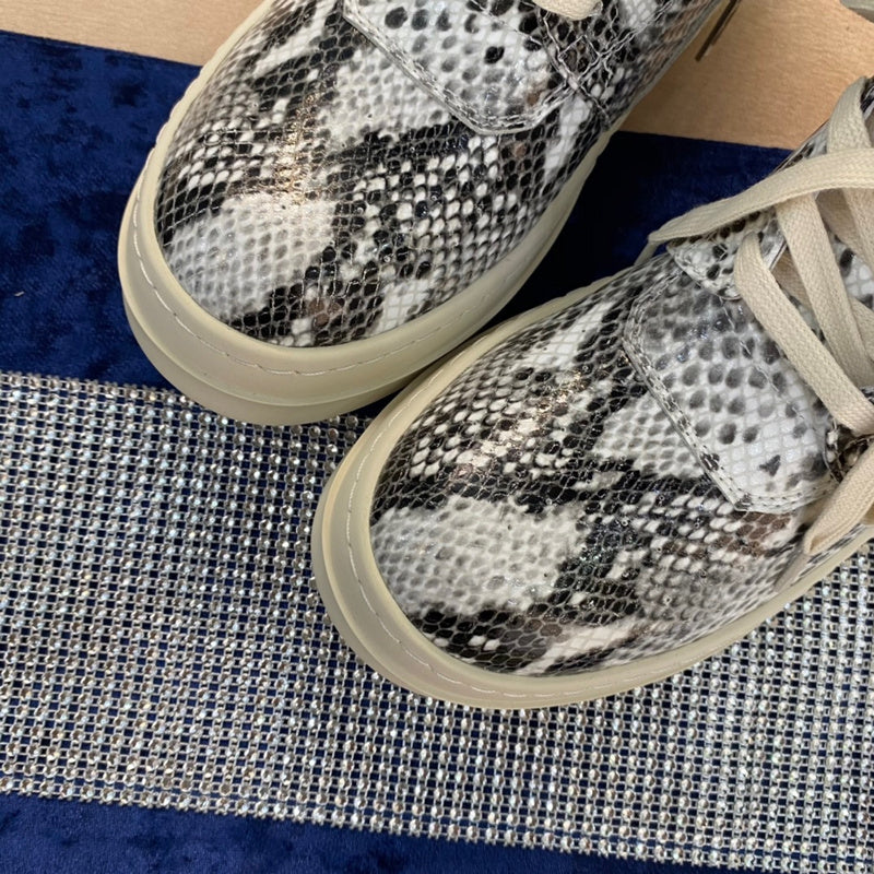 Baskets Rick Owens Geobasket - Imprimé peau de serpent