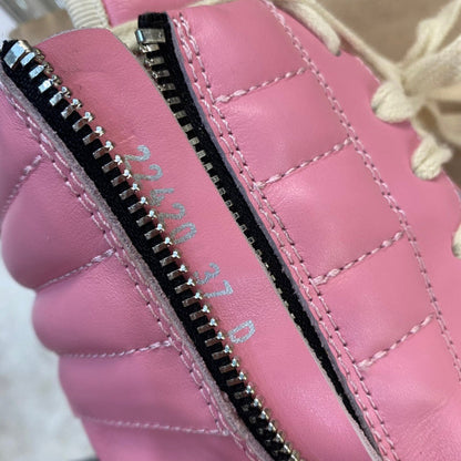 Baskets montantes Rick Owens - Rose et crème