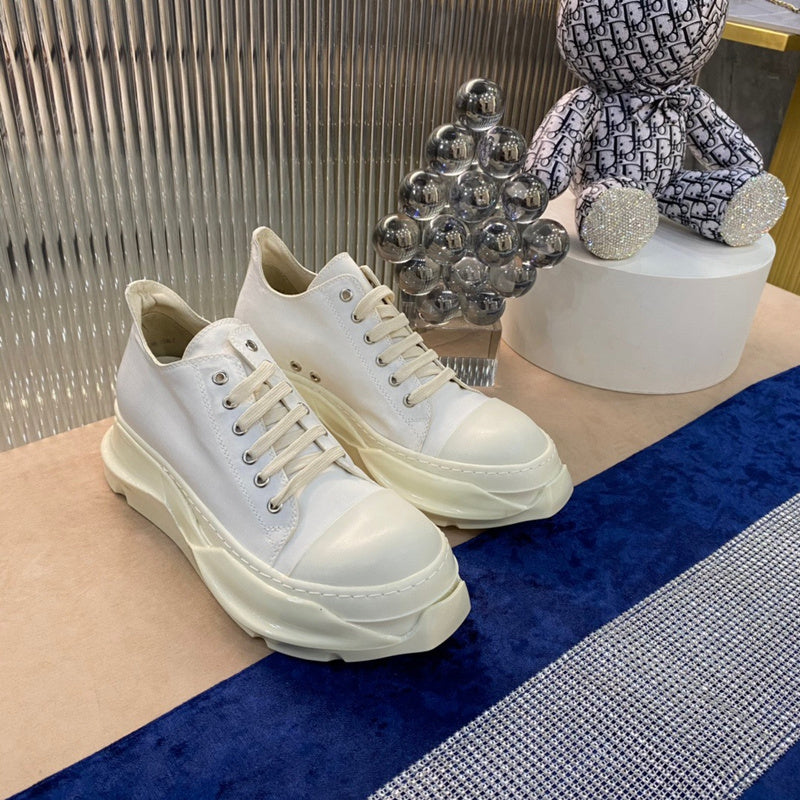 Baskets basses Rick Owens - Entièrement blanches