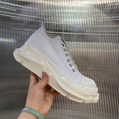 Baskets basses Rick Owens - Entièrement blanches