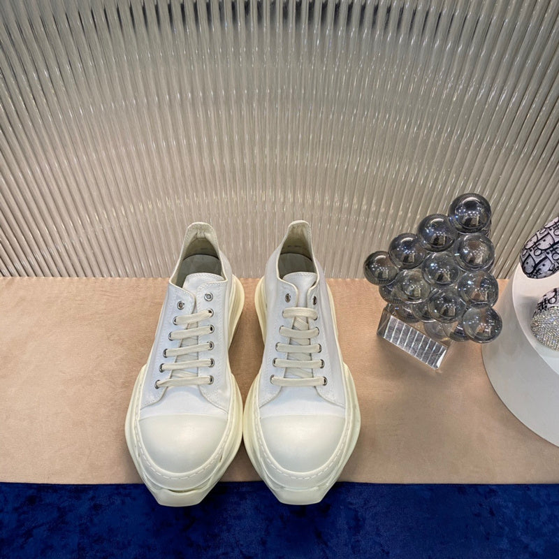 Baskets basses Rick Owens - Entièrement blanches