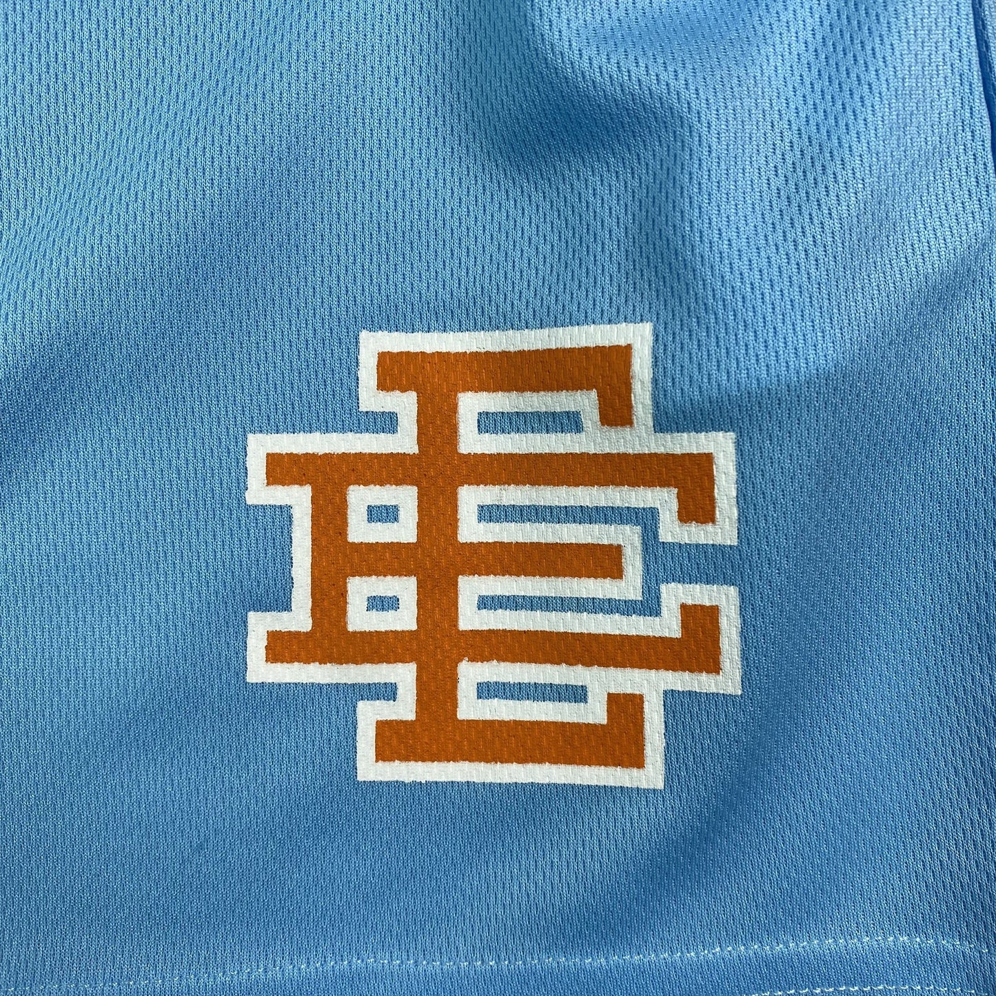 Short basique Eric Emanuel EE bleu Caroline/orange