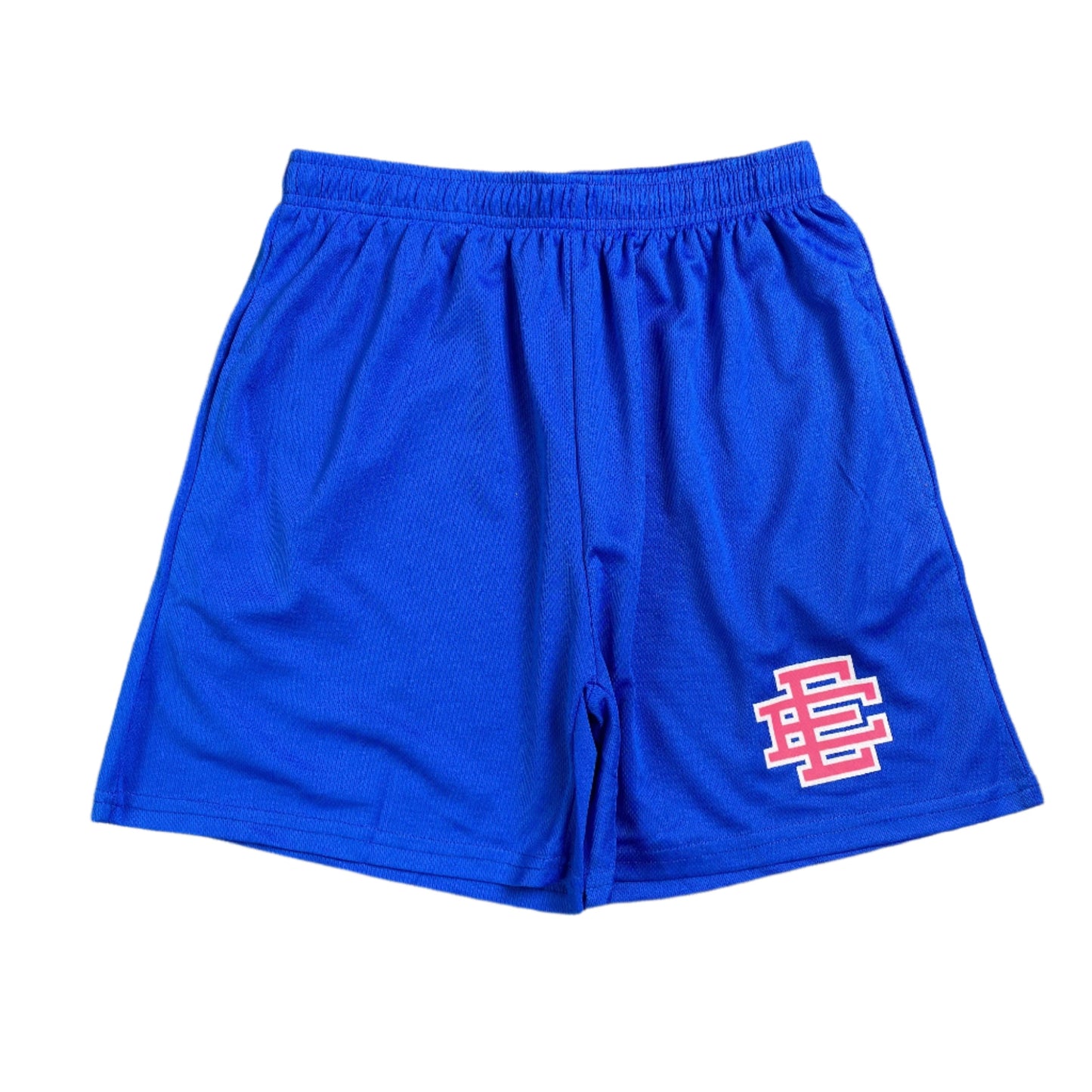 ERIC EMANUEL EE BASIC SHORTS BLEU ÉLECTRIQUE/ORANGE