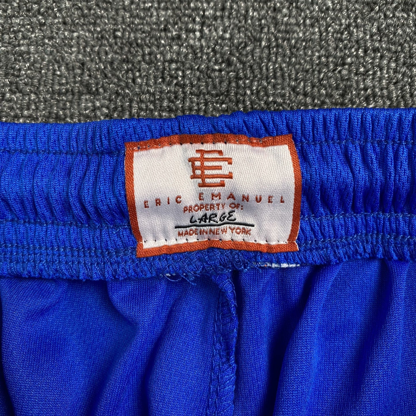 ERIC EMANUEL EE BASIC SHORTS BLEU ÉLECTRIQUE/ORANGE