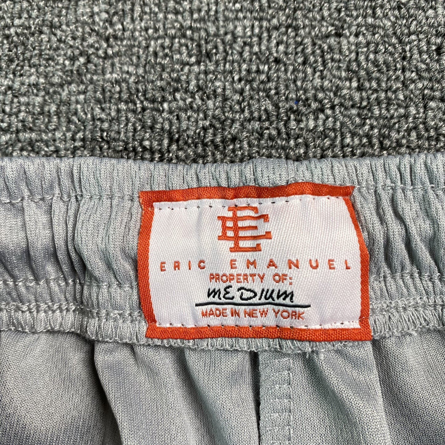 Short basique Eric Emanuel EE, gris Maryland/marine 