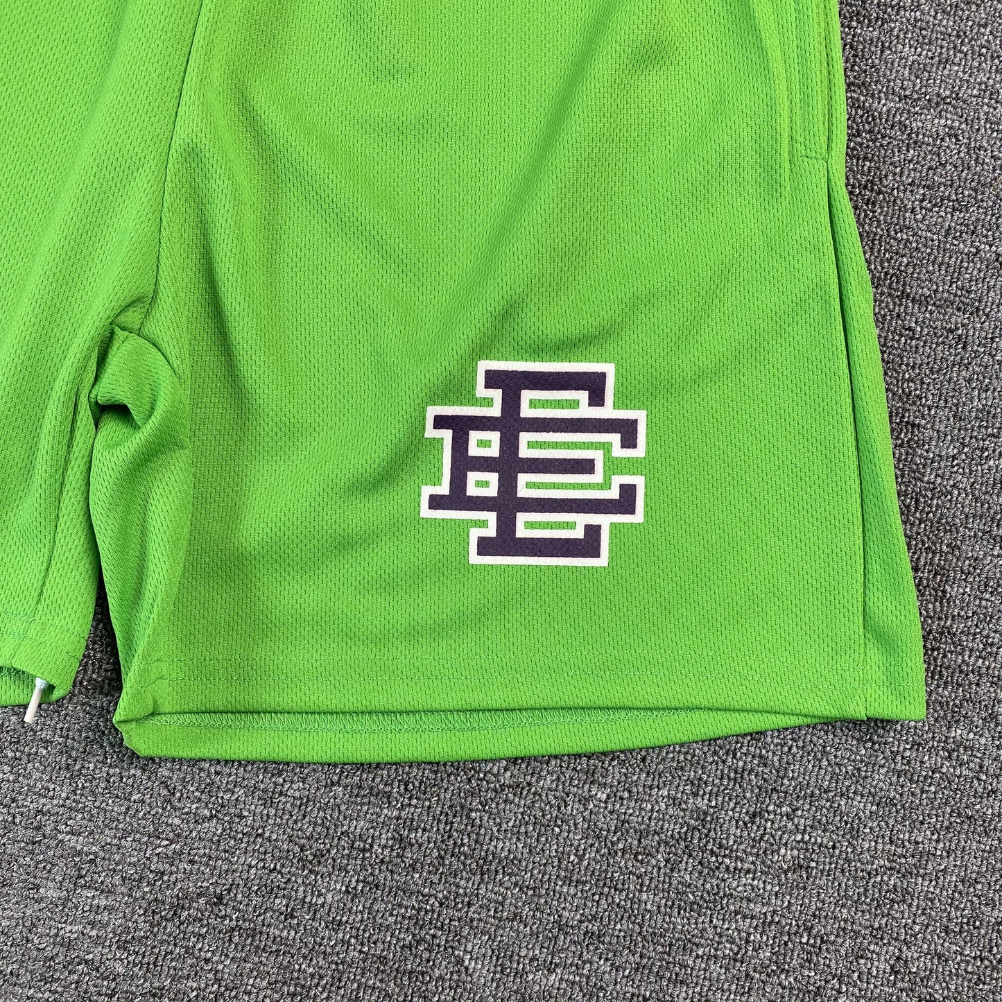 ERIC EMANUEL EE BASIC SHORTS VERT SLIME/NOIR