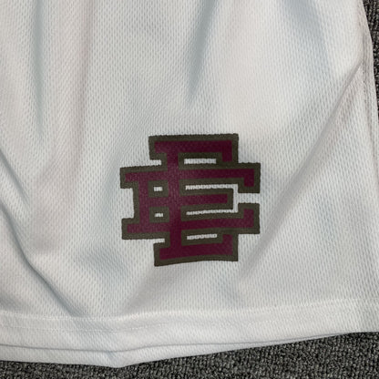 Short basique Eric Emanuel EE blanc/gris/bordeaux