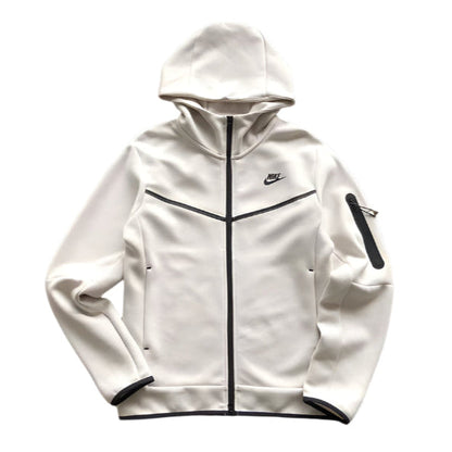 Sweat à capuche Nike Tech Fleece x Blanc crème