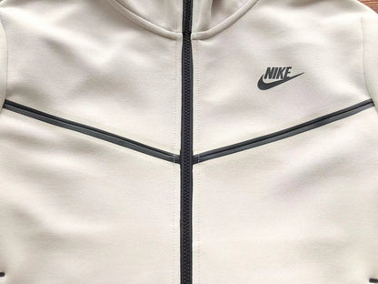 Sweat à capuche Nike Tech Fleece x Blanc crème