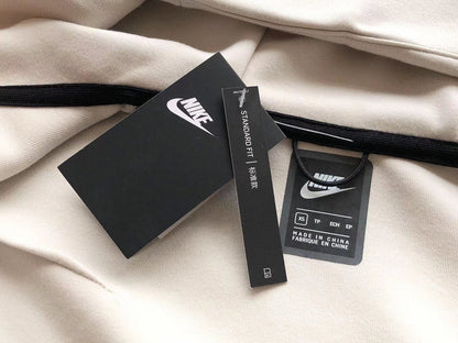 Sweat à capuche Nike Tech Fleece x Blanc crème