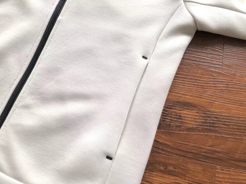 Sweat à capuche Nike Tech Fleece x Blanc crème