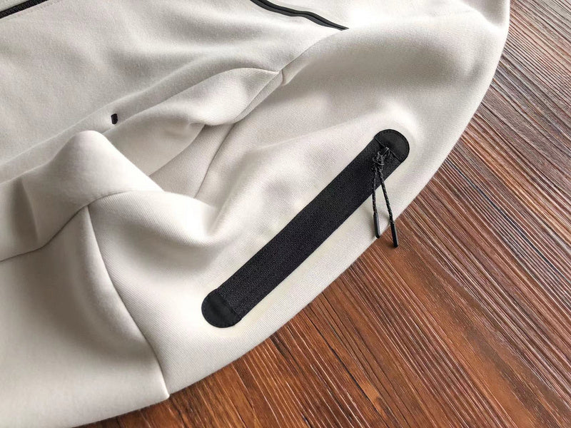 Sweat à capuche Nike Tech Fleece x Blanc crème