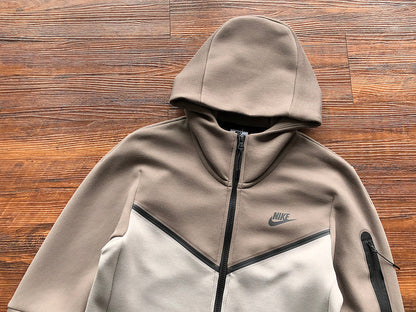 Sweat à capuche Nike Tech Fleece x Gris olive/Pierre énigmatique