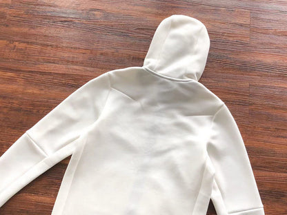 Sweat à capuche Nike Tech Fleece blanc