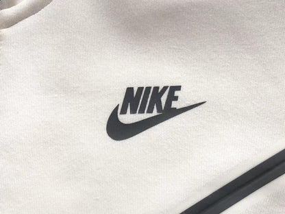 Sweat à capuche Nike Tech Fleece blanc