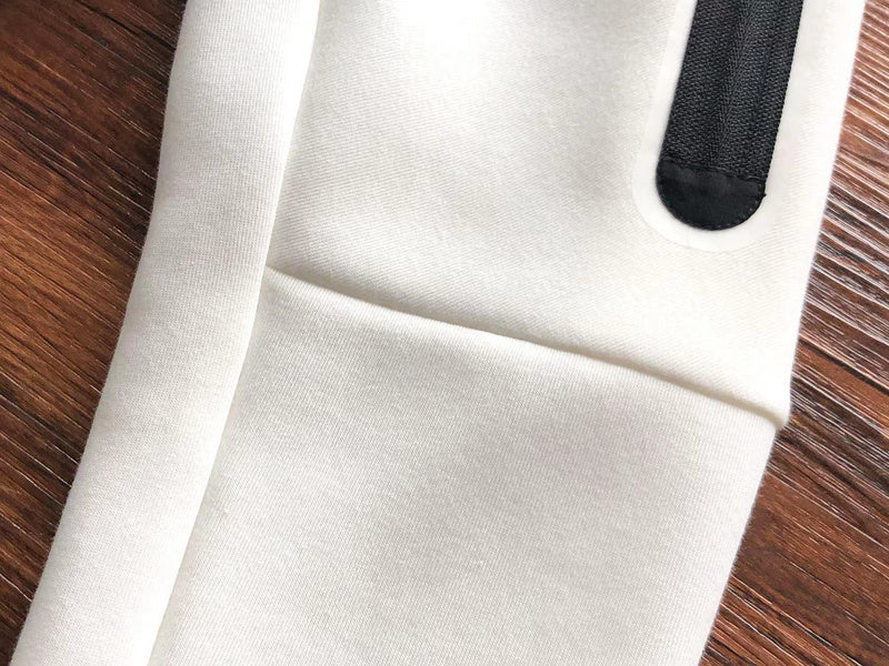 Sweat à capuche Nike Tech Fleece blanc