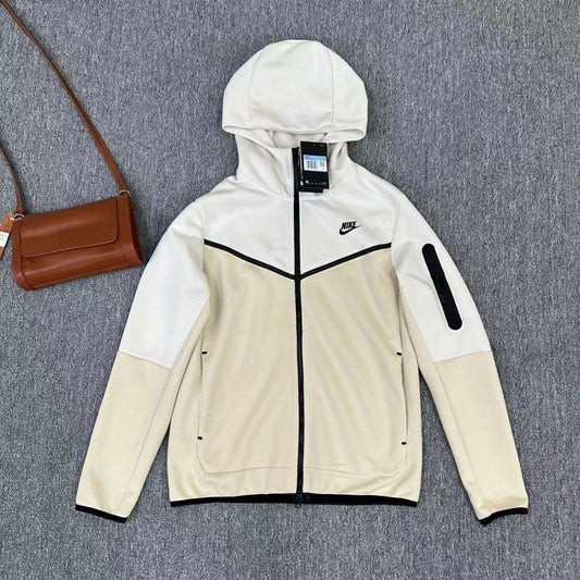 Sweat à capuche Nike Tech Fleece x Blanc/Gris