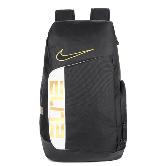 Sac à dos de basketball Nike Elite Pro noir et or