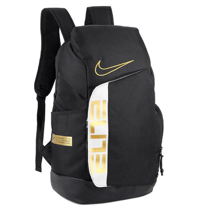Sac à dos de basketball Nike Elite Pro noir et or