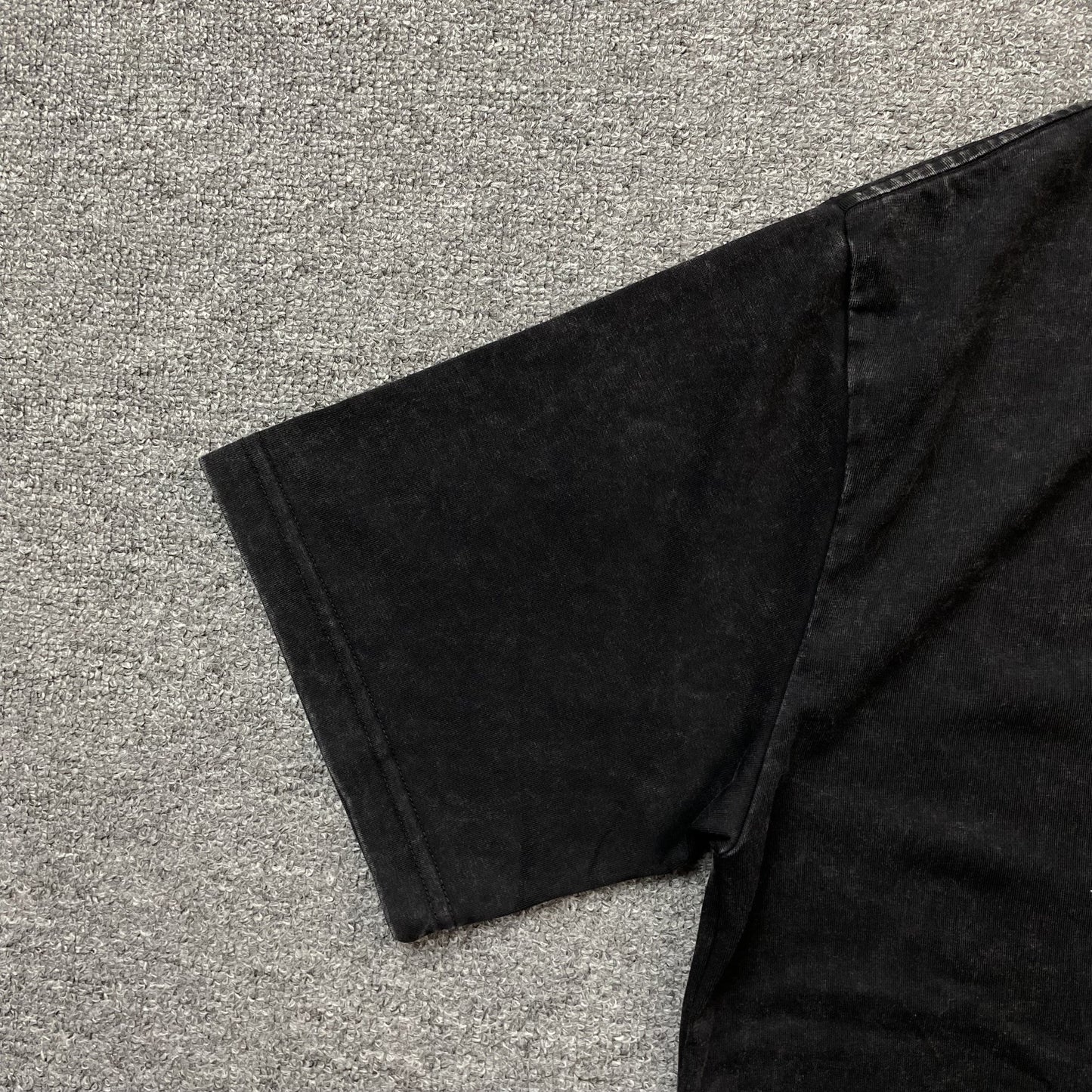 T-shirt graphique vintage A$AP Rocky gris foncé