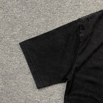 T-shirt graphique vintage A$AP Rocky gris foncé