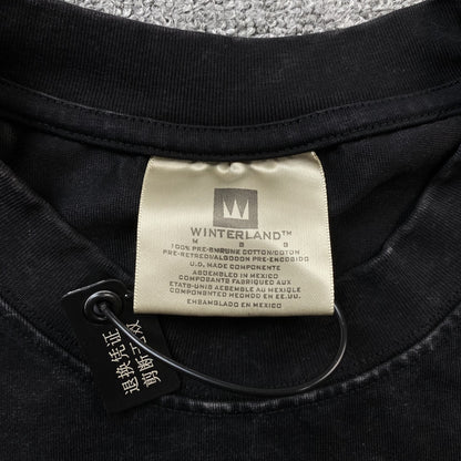 T-shirt graphique vintage A$AP Rocky gris foncé