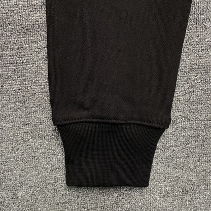 Sweat à capuche noir avec logo AMIRI LETTRE