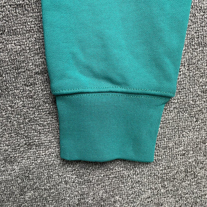 SWEAT À CAPUCHE AVEC LOGO AMIRI LETTRE CÉRULÉ