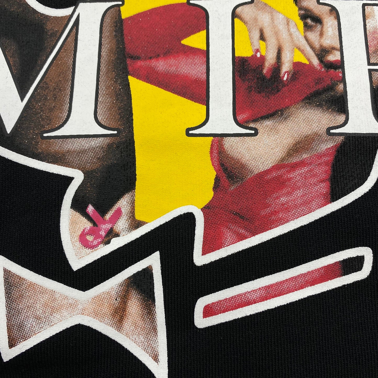 Sweat à capuche AMIRI avec logo Playboy noir et jaune