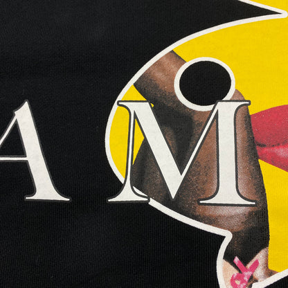 Sweat à capuche AMIRI avec logo Playboy noir et jaune