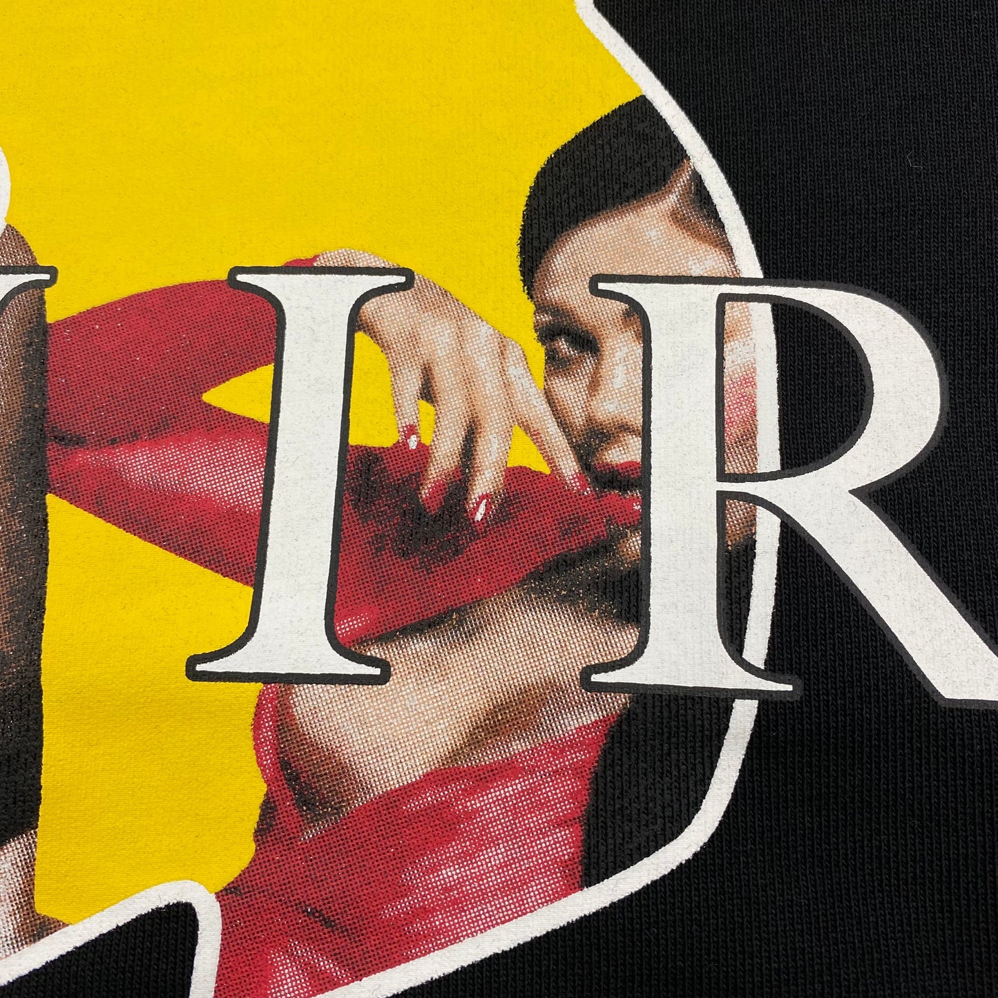 Sweat à capuche AMIRI avec logo Playboy noir et jaune