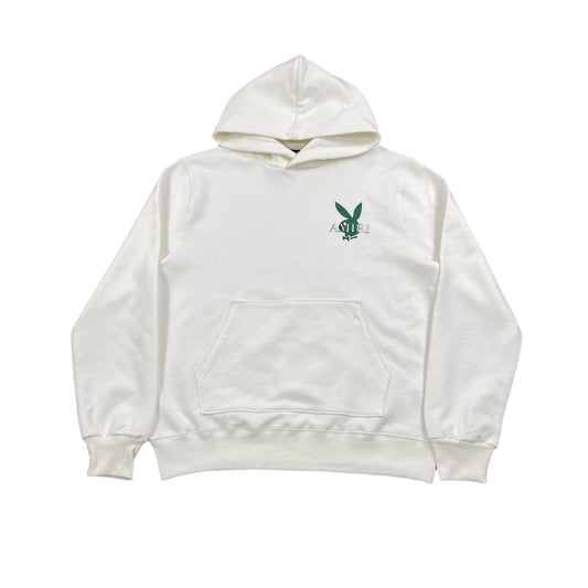SWEAT À CAPUCHE AMIRI PLAYBOY LOGO BLANC VERT