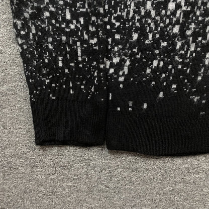 Pull col rond gris dégradé AMIRI