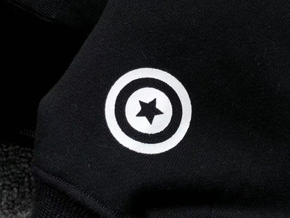 Sweat à capuche zippé BAPE camouflage vert noir