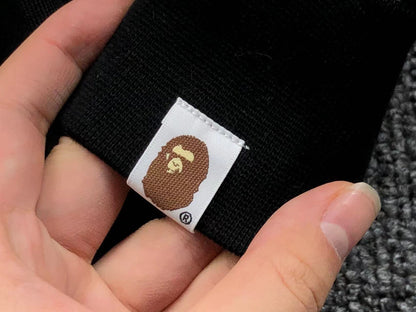 Sweat à capuche zippé BAPE Shark noir