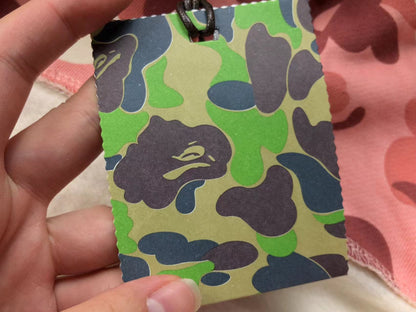 BAPE x BARBIE DOT CAMO SHARK SWEAT À CAPUCHE FERMÉ ROSE