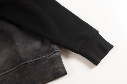 Sweat-shirt à logo fer à cheval Chrome Hearts, dégradé noir